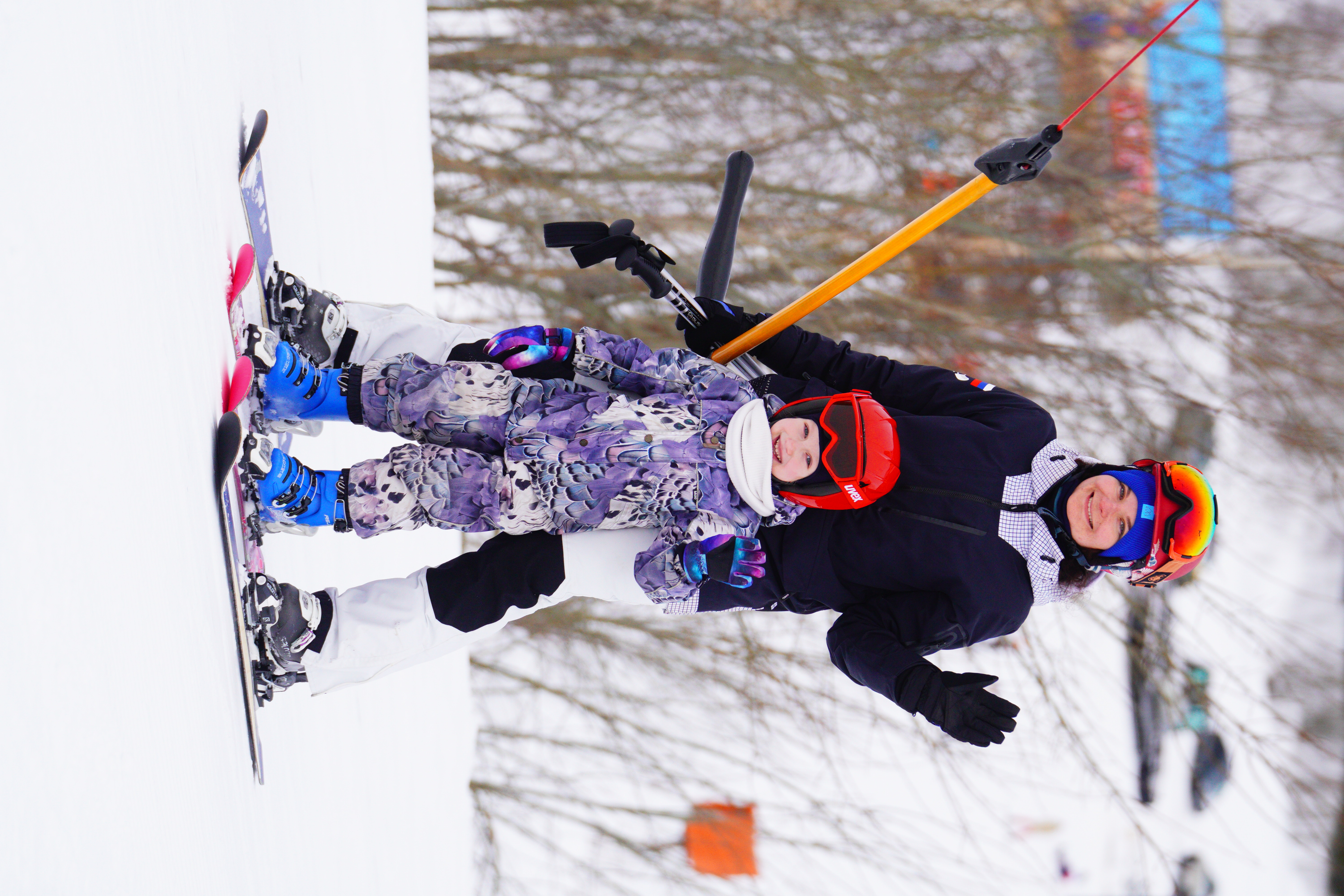 Мастер-класс по катанию на горных лыжах