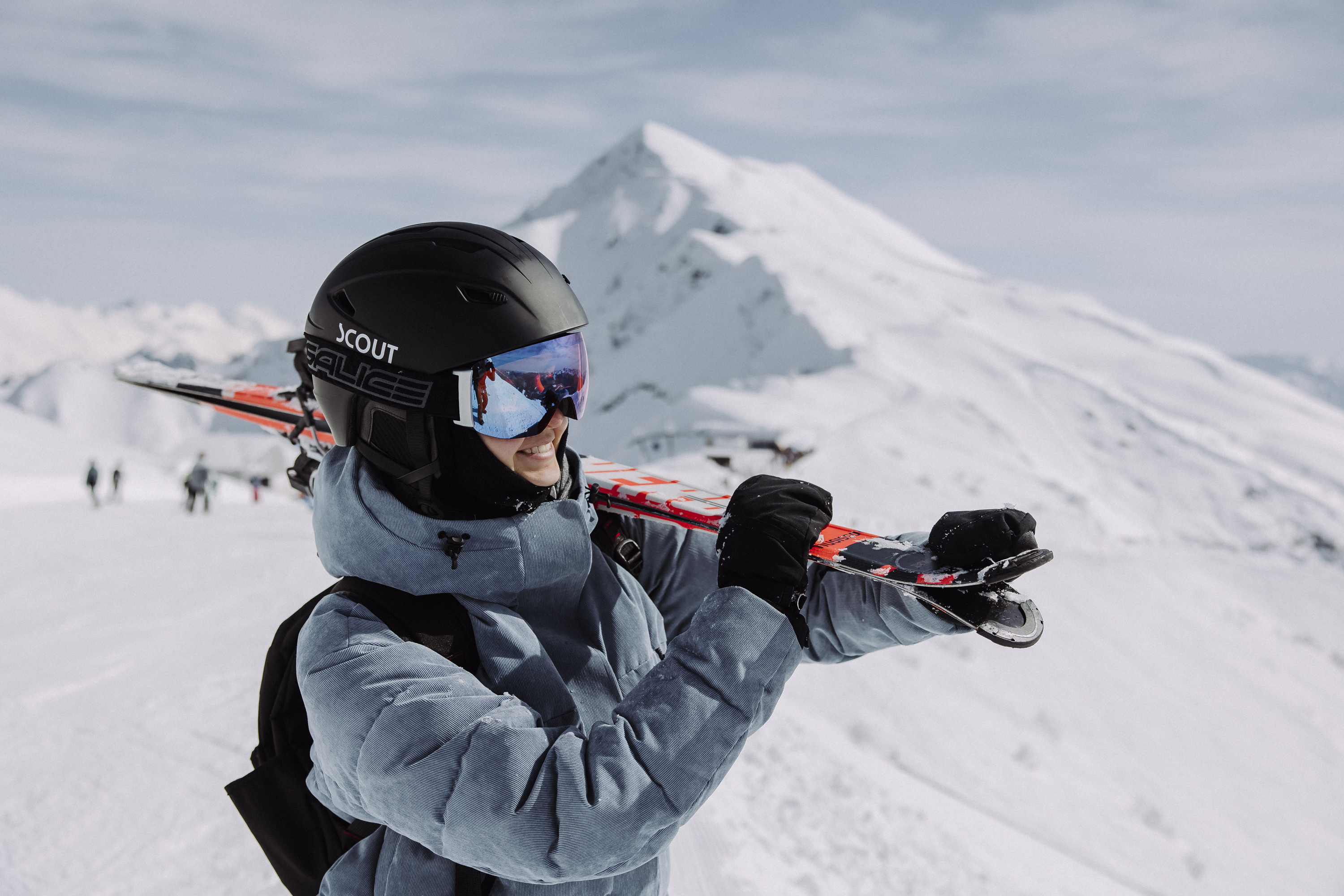 Мастер-класс по катанию на горных лыжах