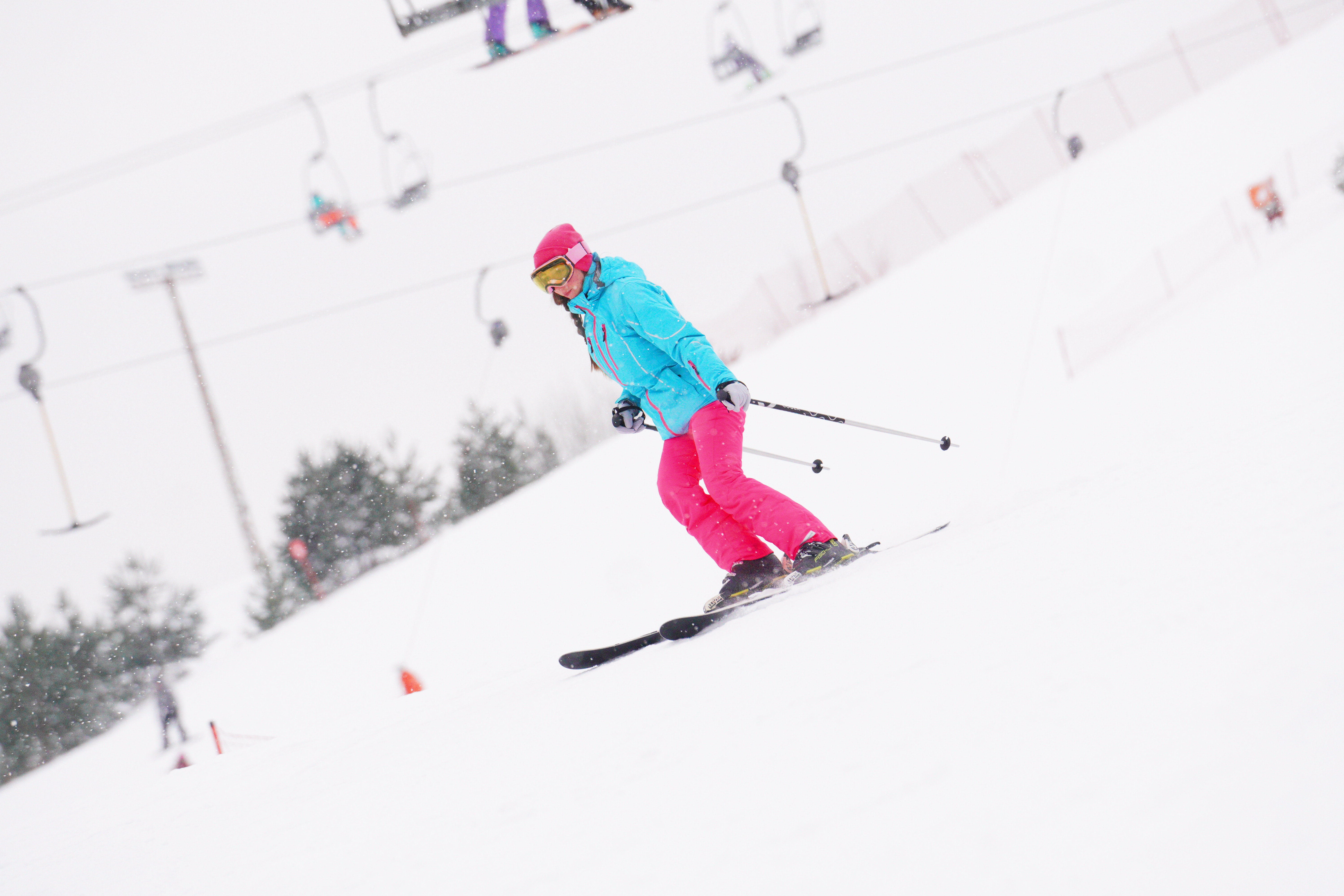 Мастер-класс по катанию на горных лыжах