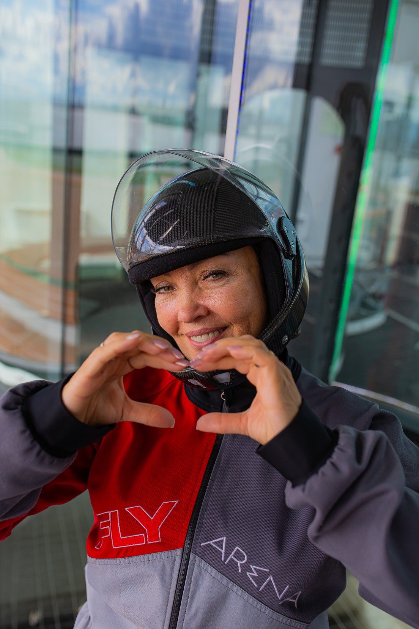 Полет в аэротрубе