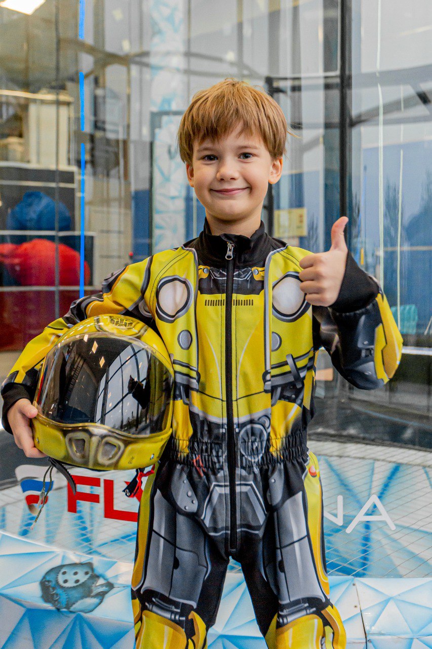 Полет в аэротрубе