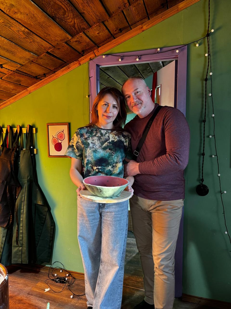 Романтическое свидание в гончарной мастерской