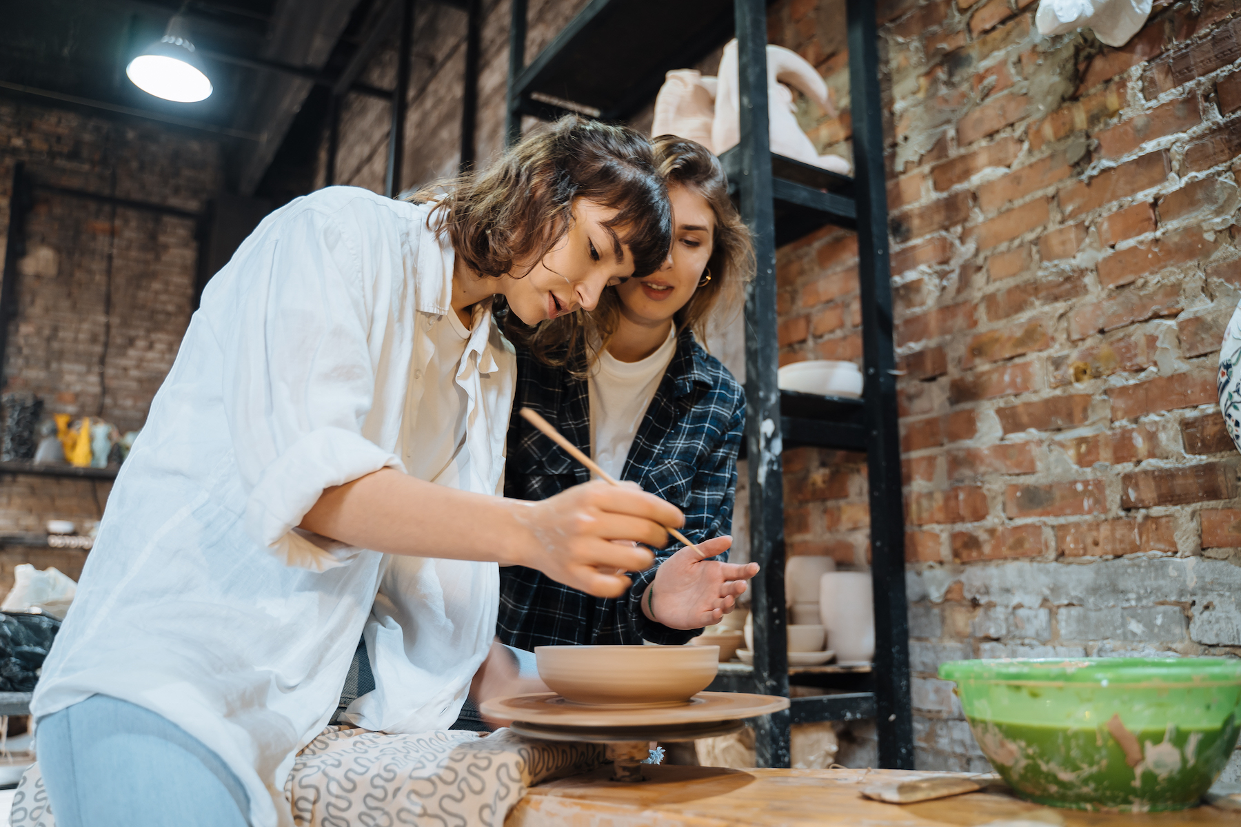 Гончарный мастер-класс для родителей с детьми "1+1"