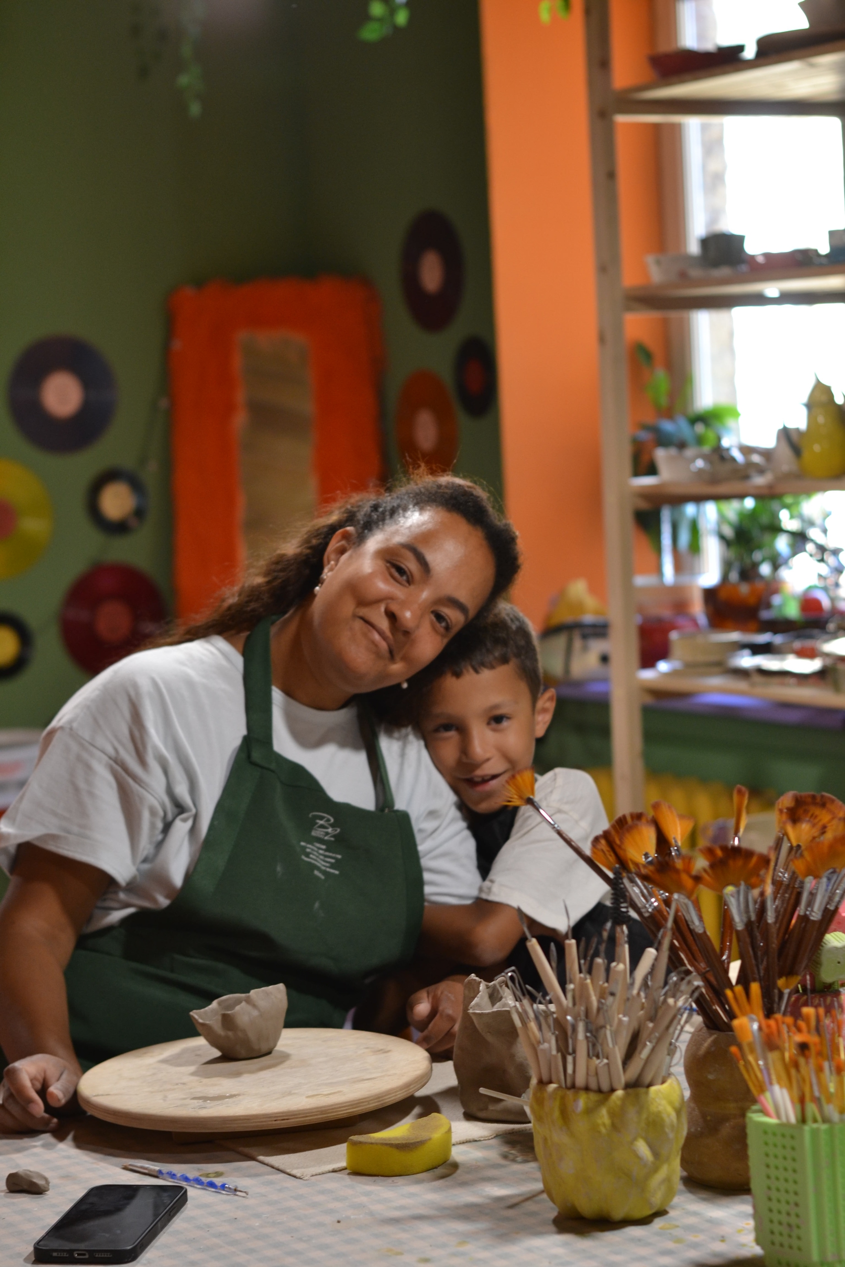 Праздник в гончарной студии