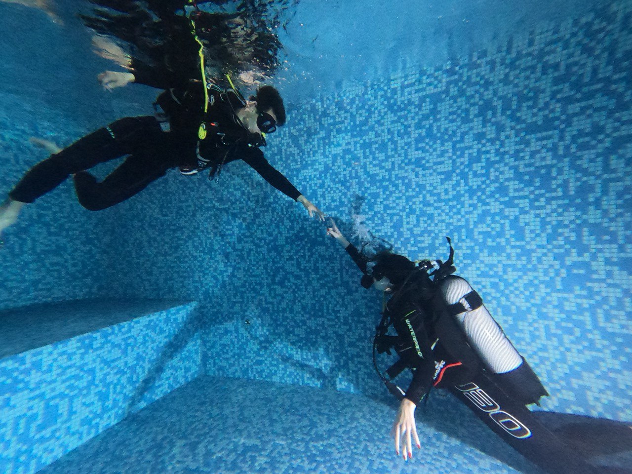 Дайвинг: пробное погружение