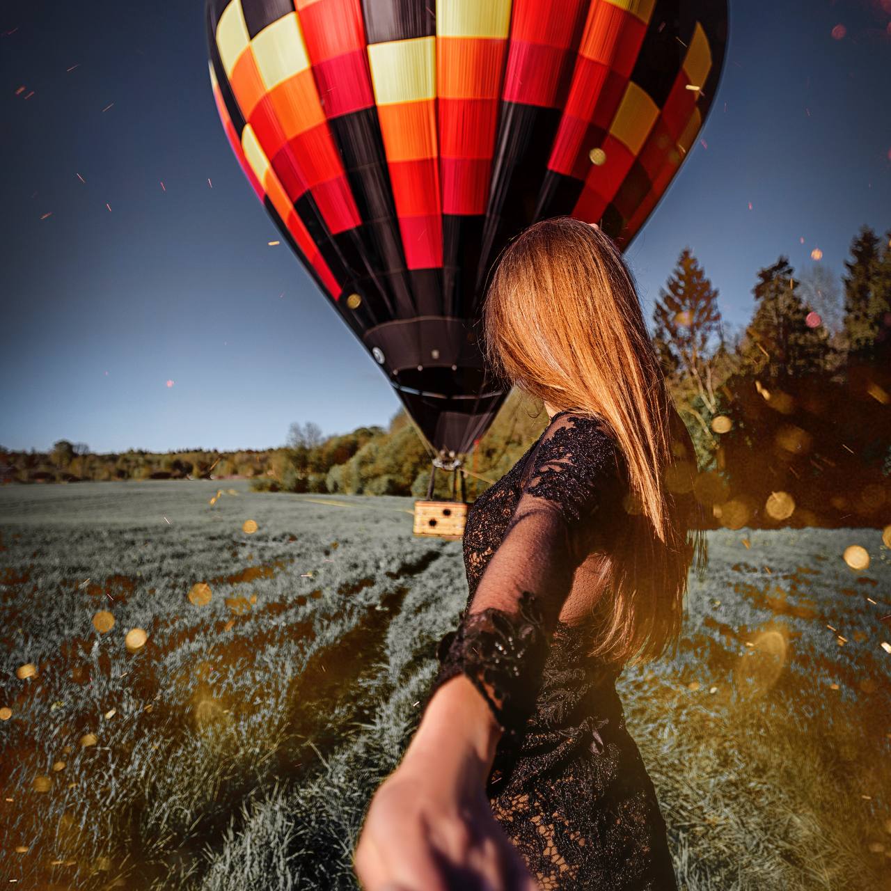 Полет на воздушном шаре для двоих