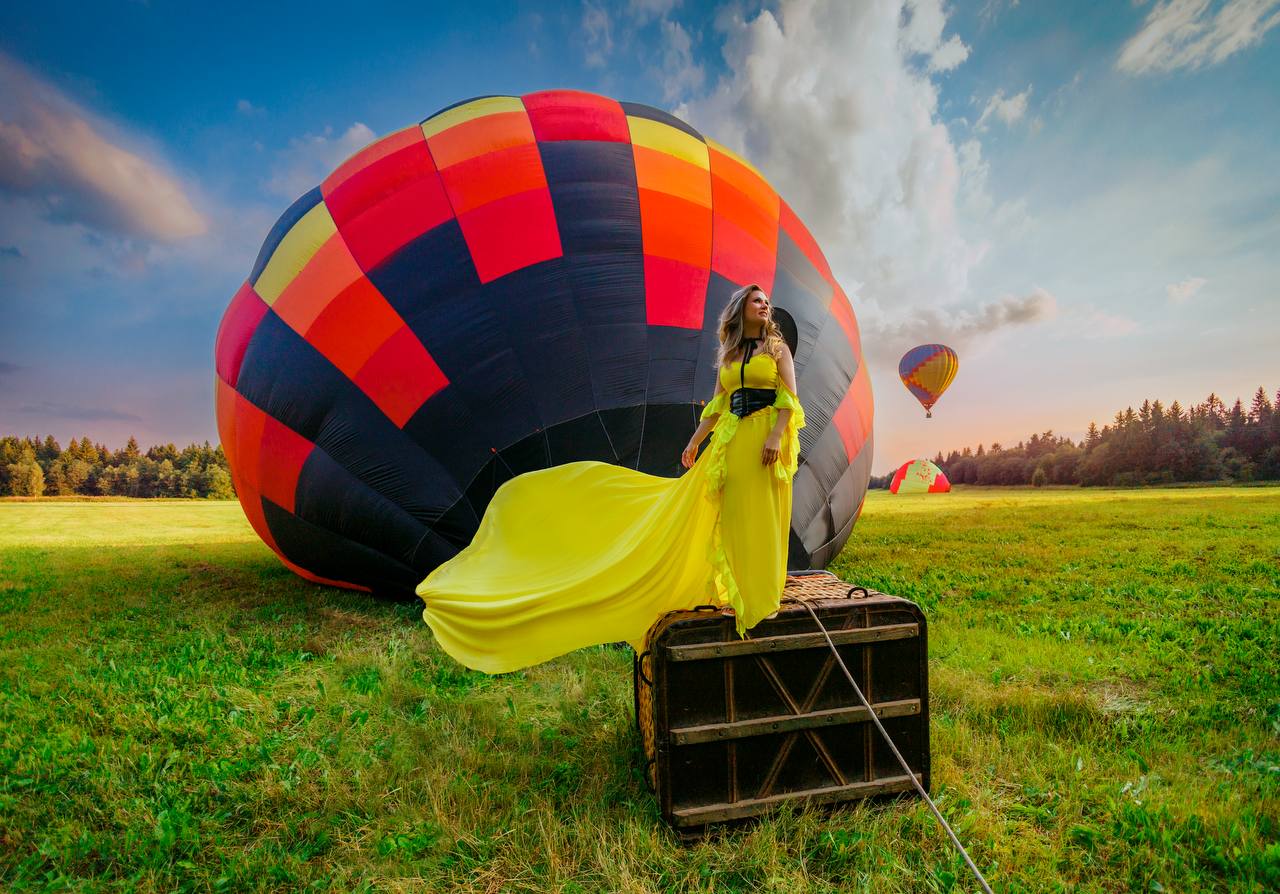 Полет на воздушном шаре для компании