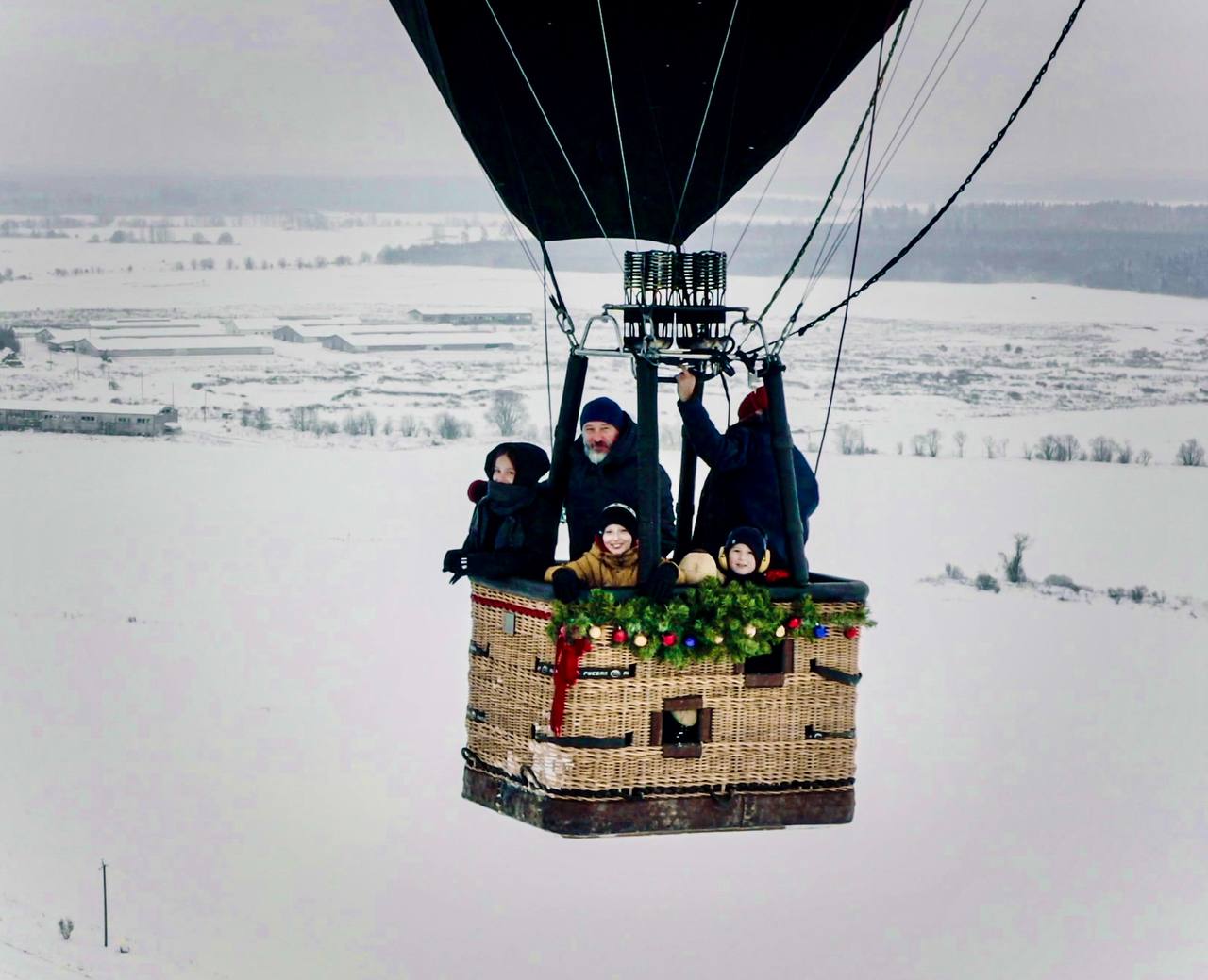 Полет на воздушном шаре для компании
