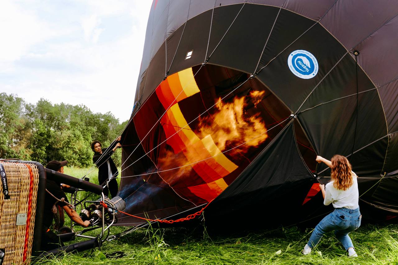 Полет на воздушном шаре в группе