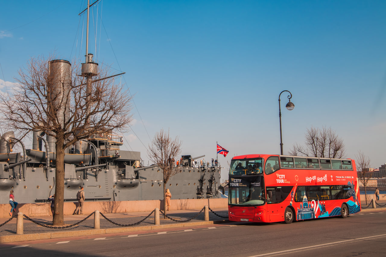 Обзорная экскурсия по Санкт-Петербургу на двухэтажном автобусе