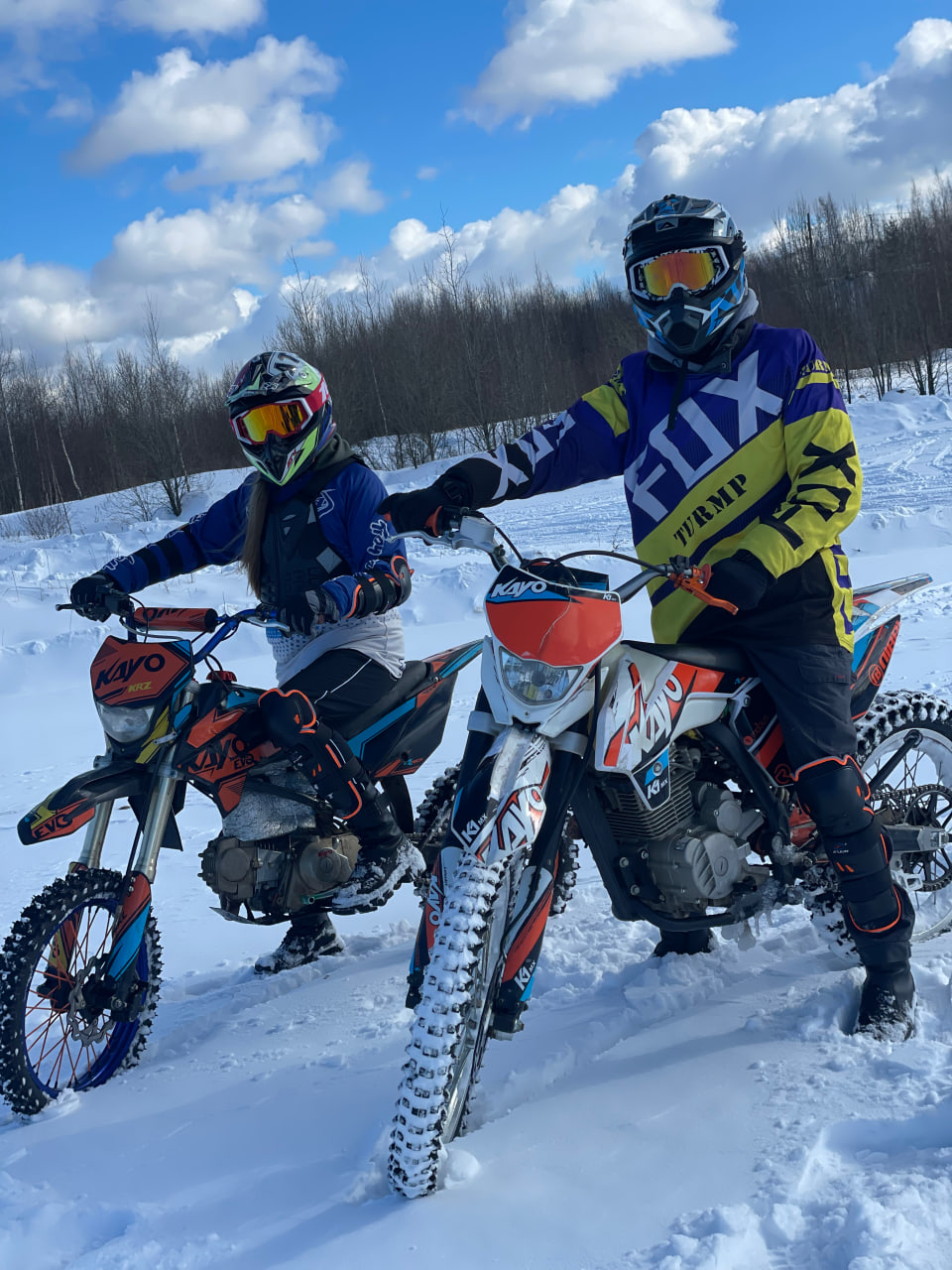 Драйвовое катание на эндуро