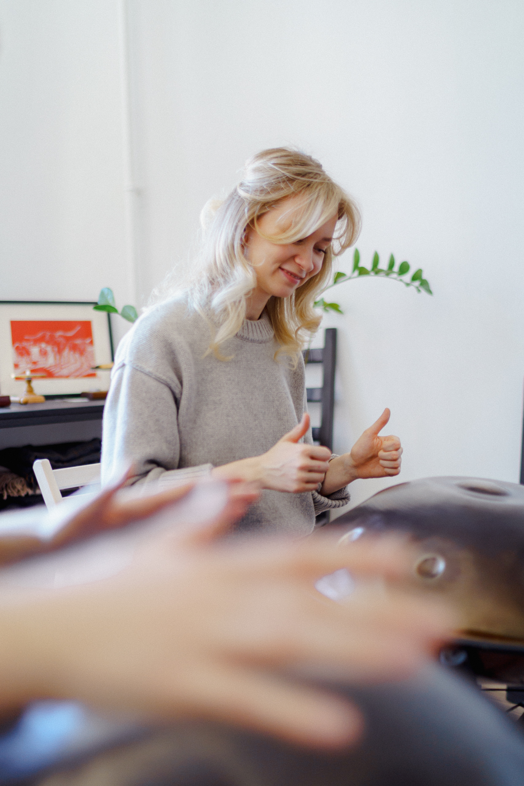 Занятие по игре на хэндпане для двоих