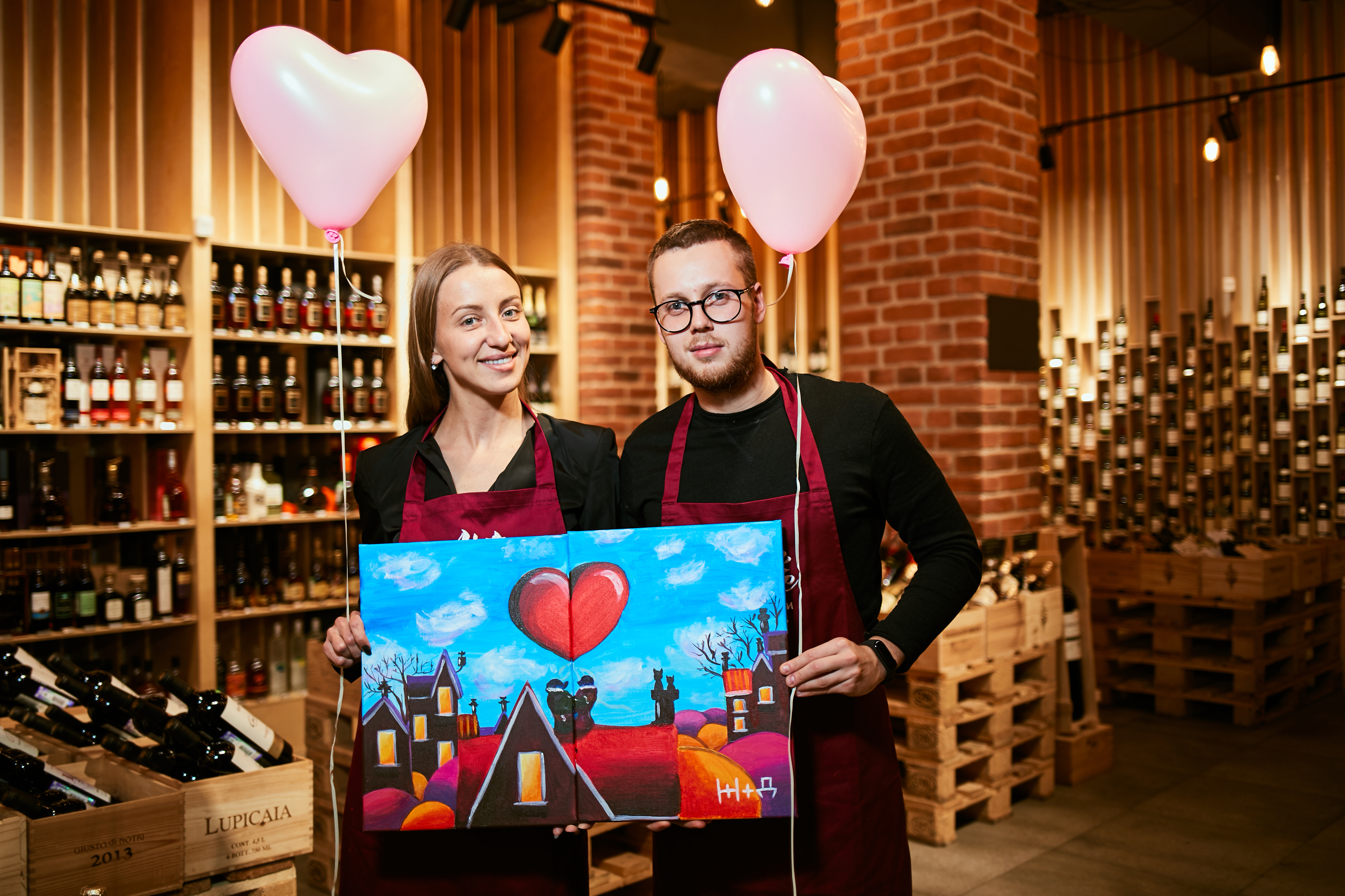 Арт-вечеринка: картина за бокалом вина