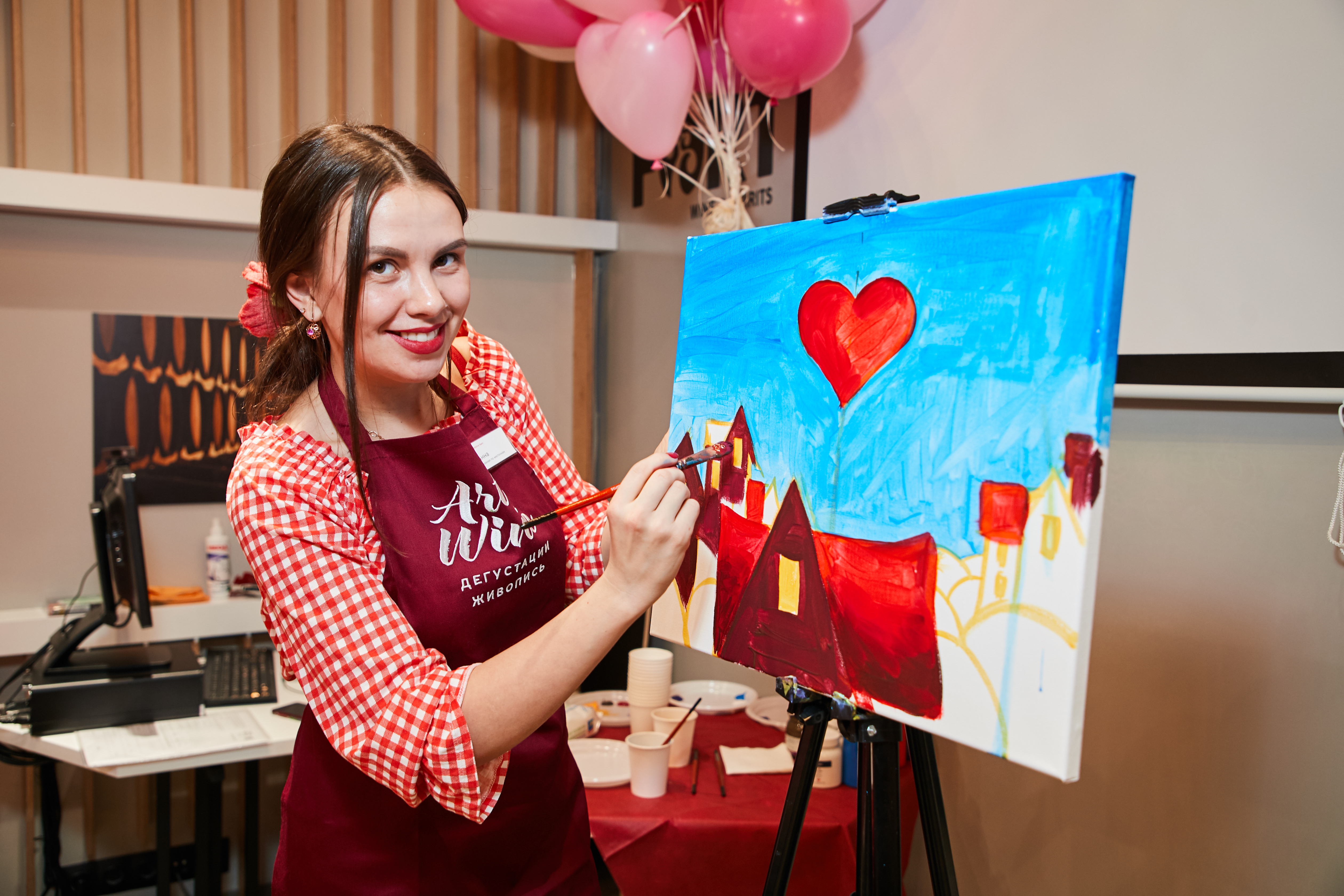 Арт-дегустация: мастер-класс по живописи и вино