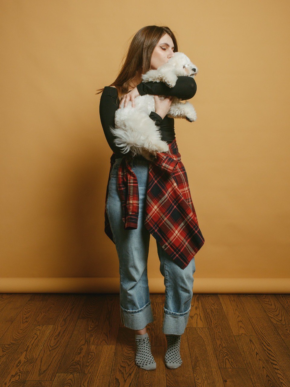 Съемка автопортрета в студии