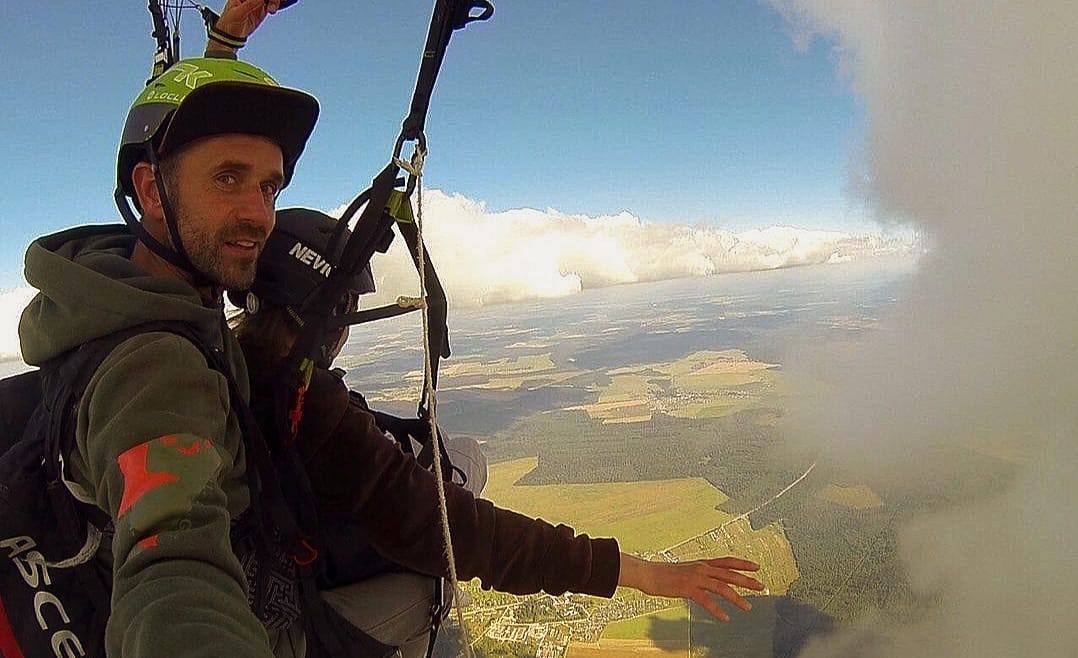 Полет на параплане