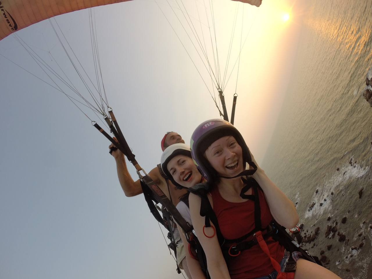 Полет на параплане