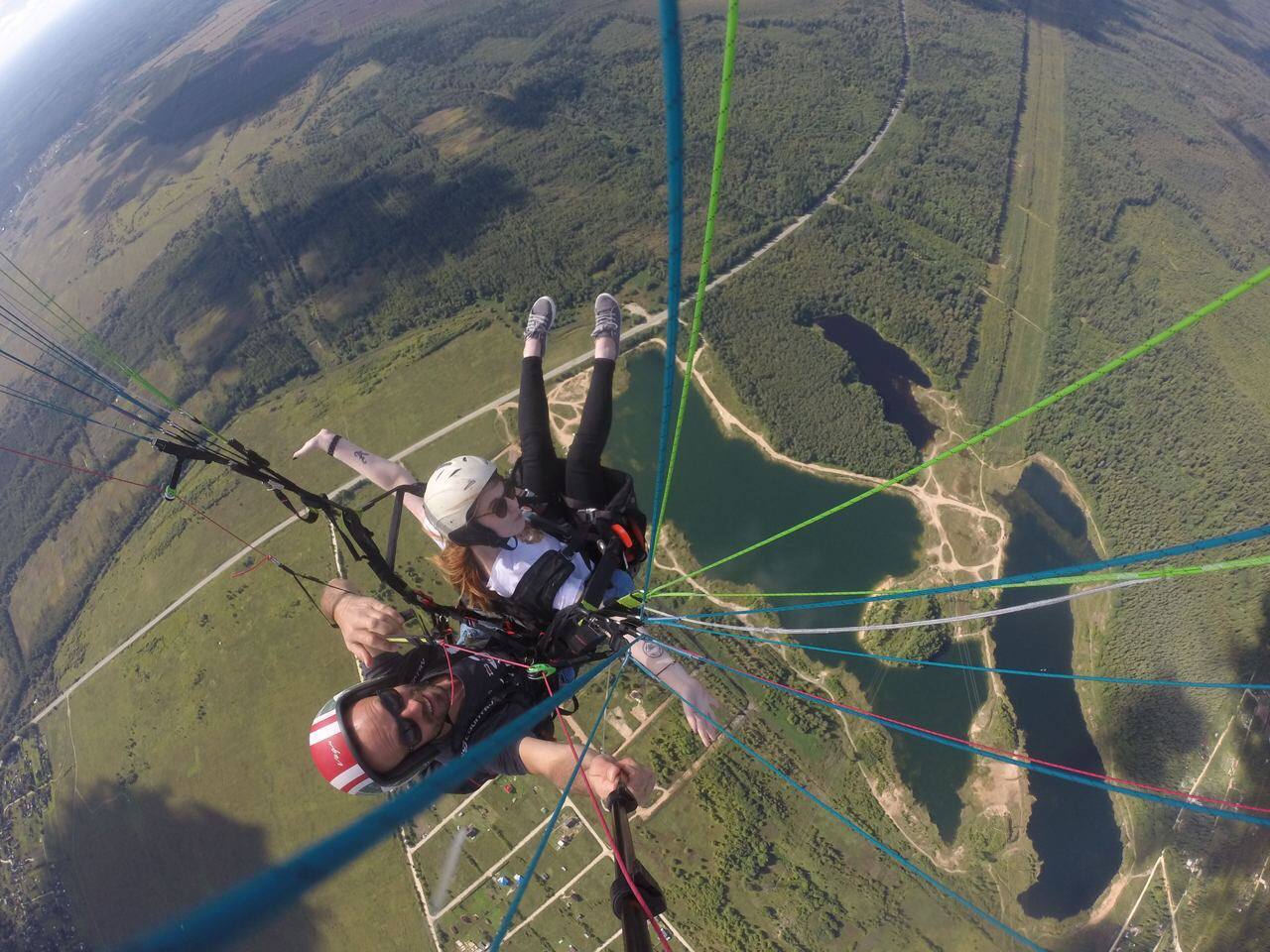 Полет на параплане