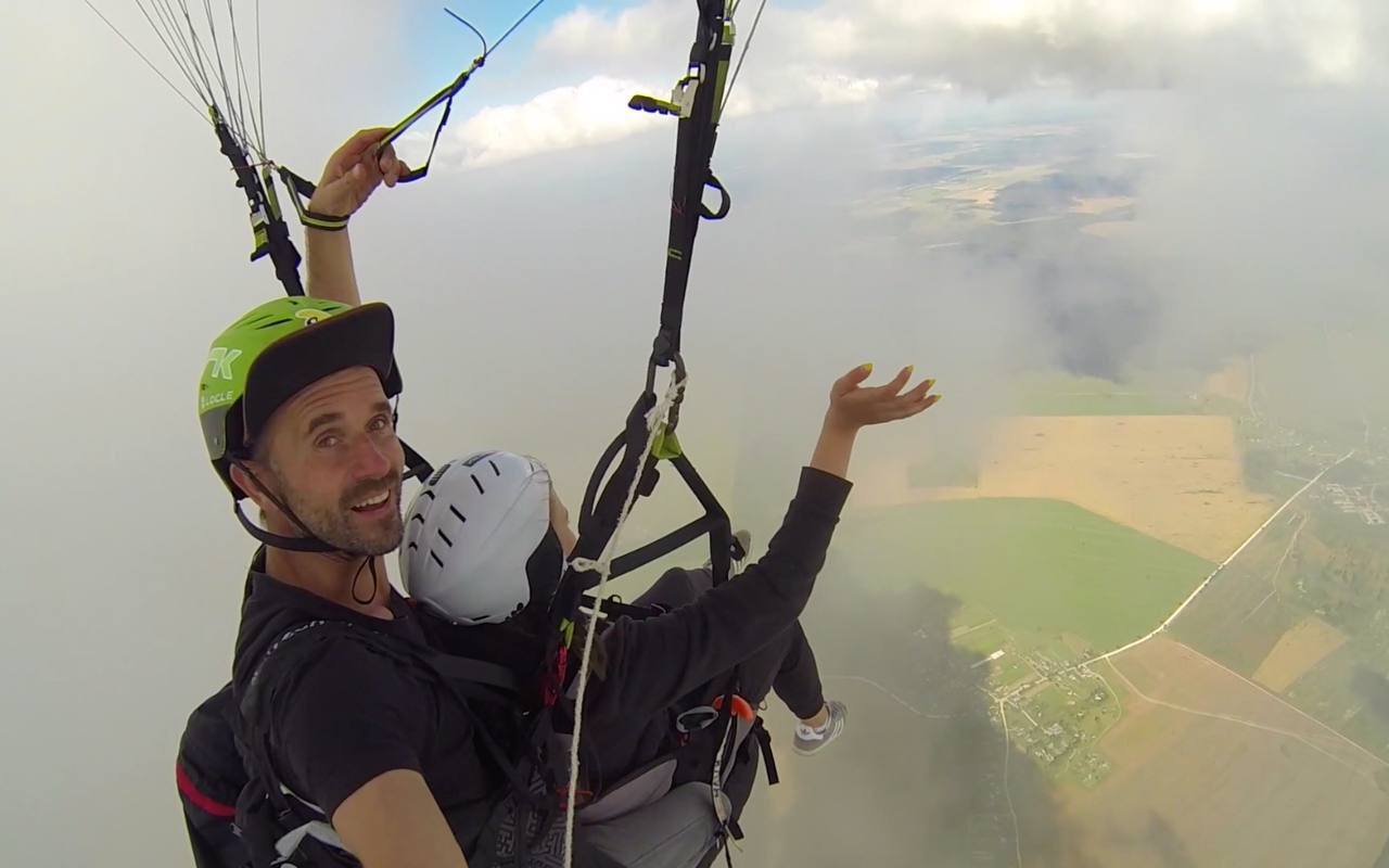 Полет на параплане