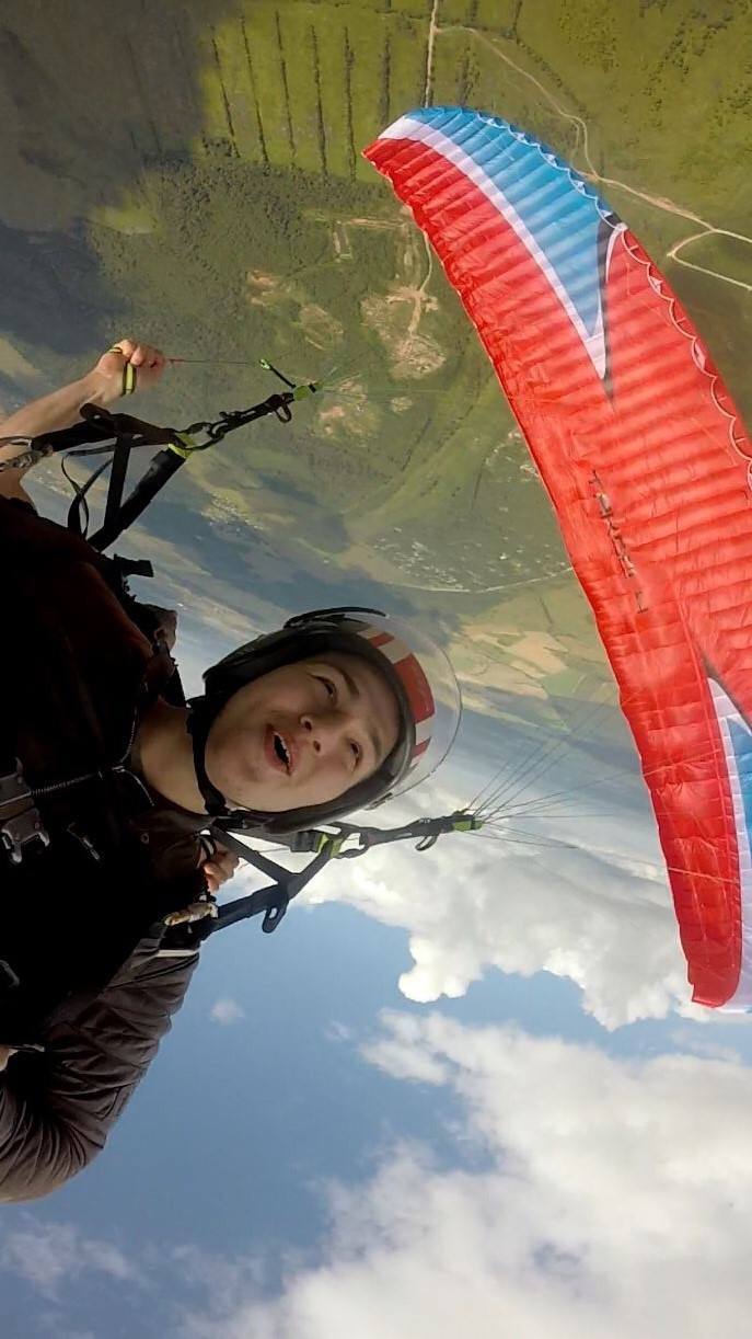 Полет на параплане