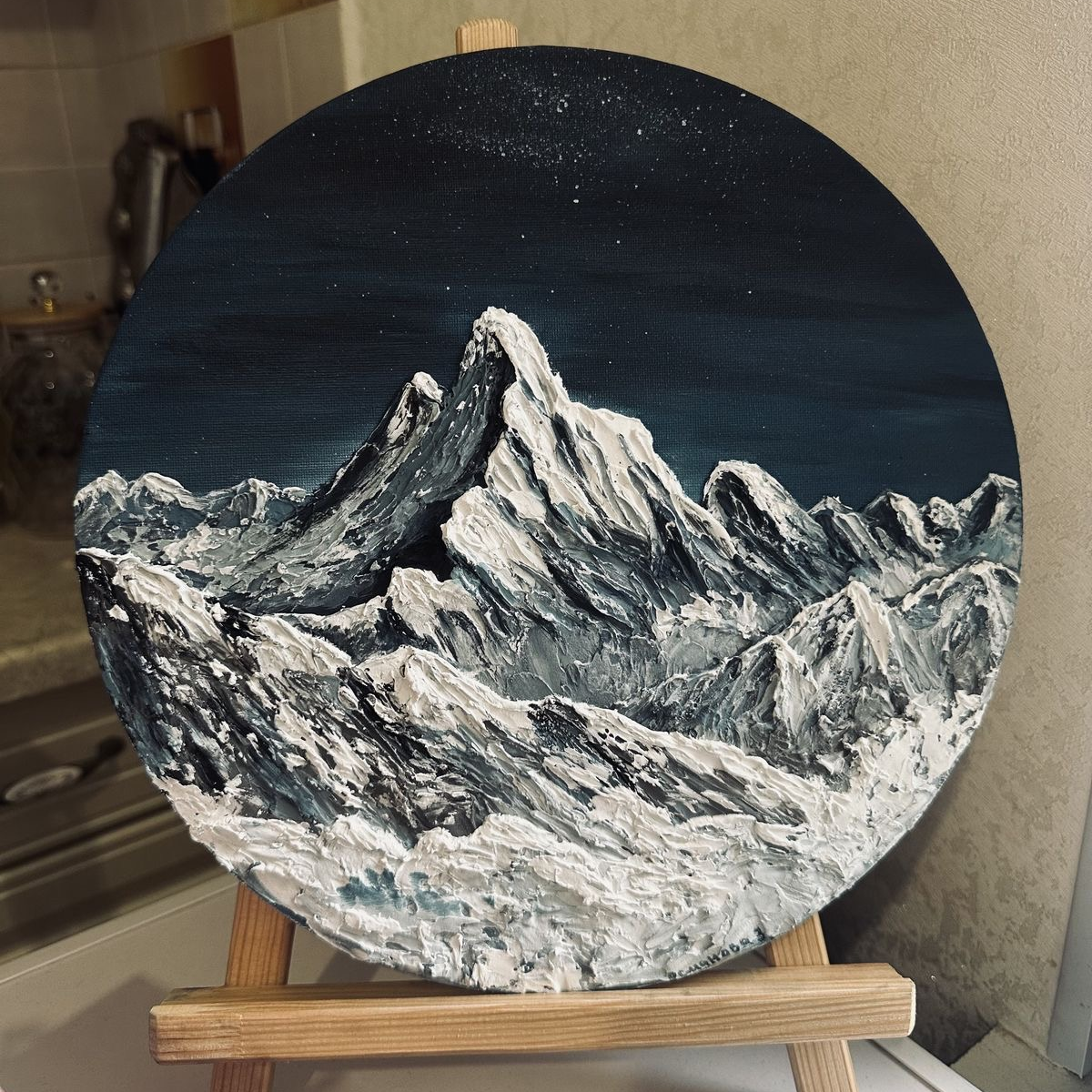 Живопись акриловыми красками на холсте