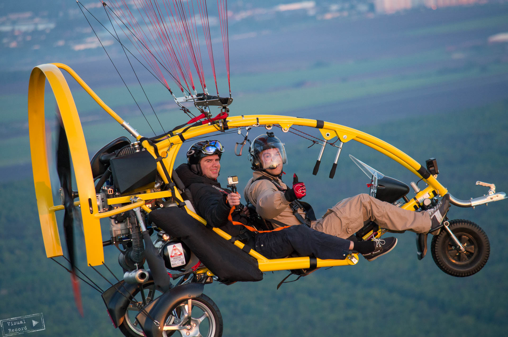 Полет на паратрайке для двоих