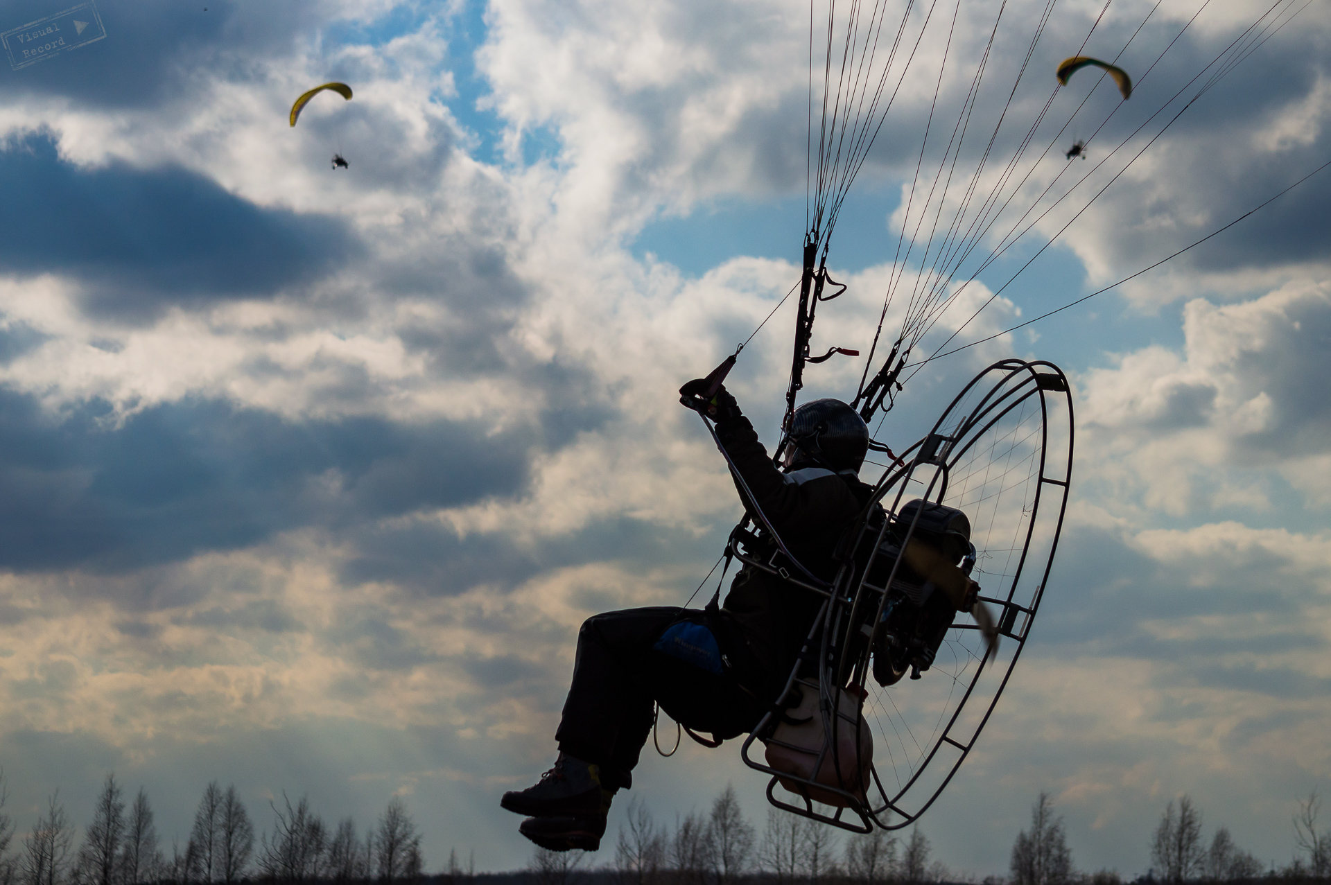 Полет на паратрайке для двоих