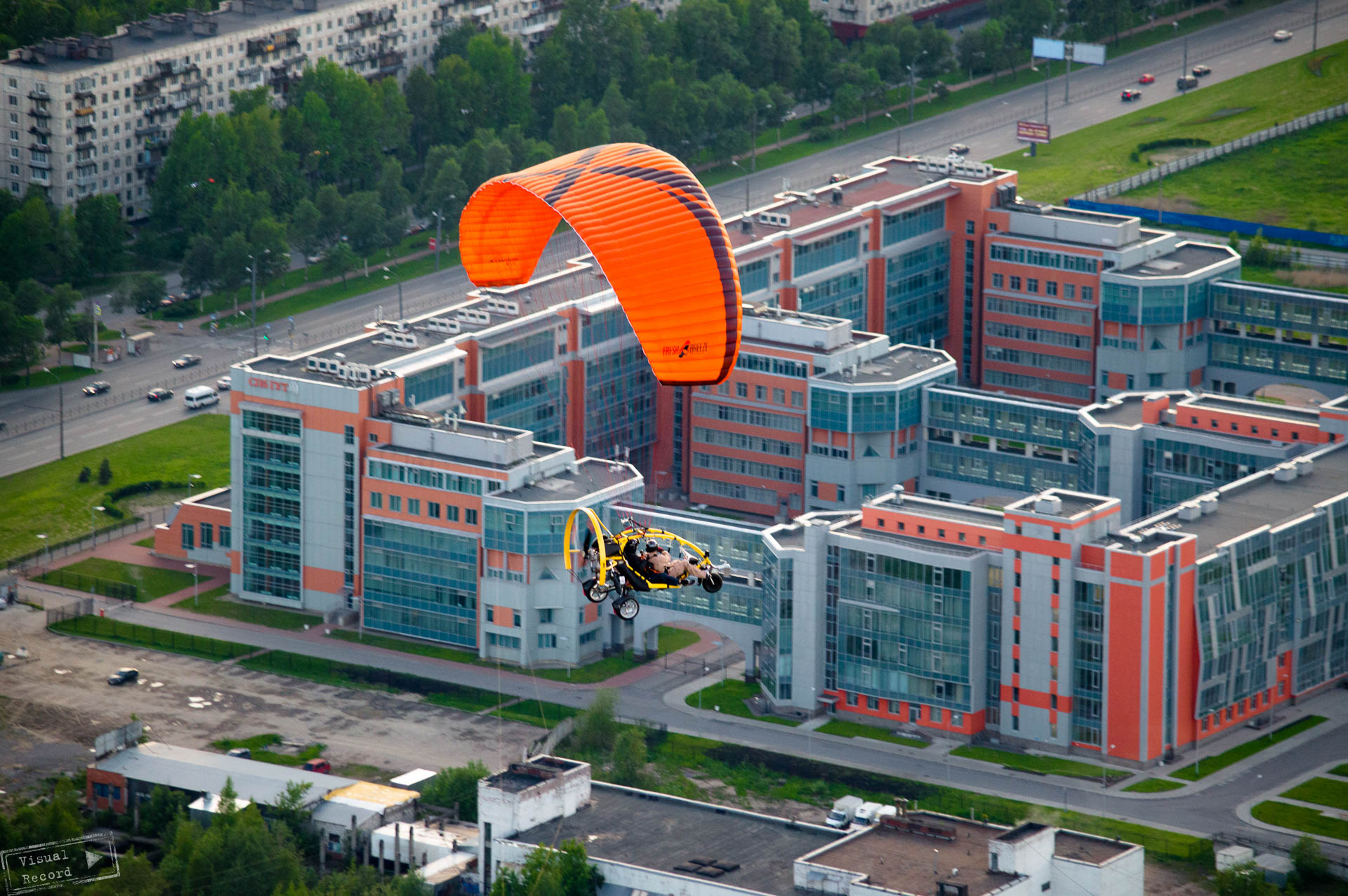 Полет на паратрайке для двоих