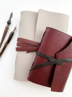 Мастер-класс по изготовлению блокнота в кожаной обложке