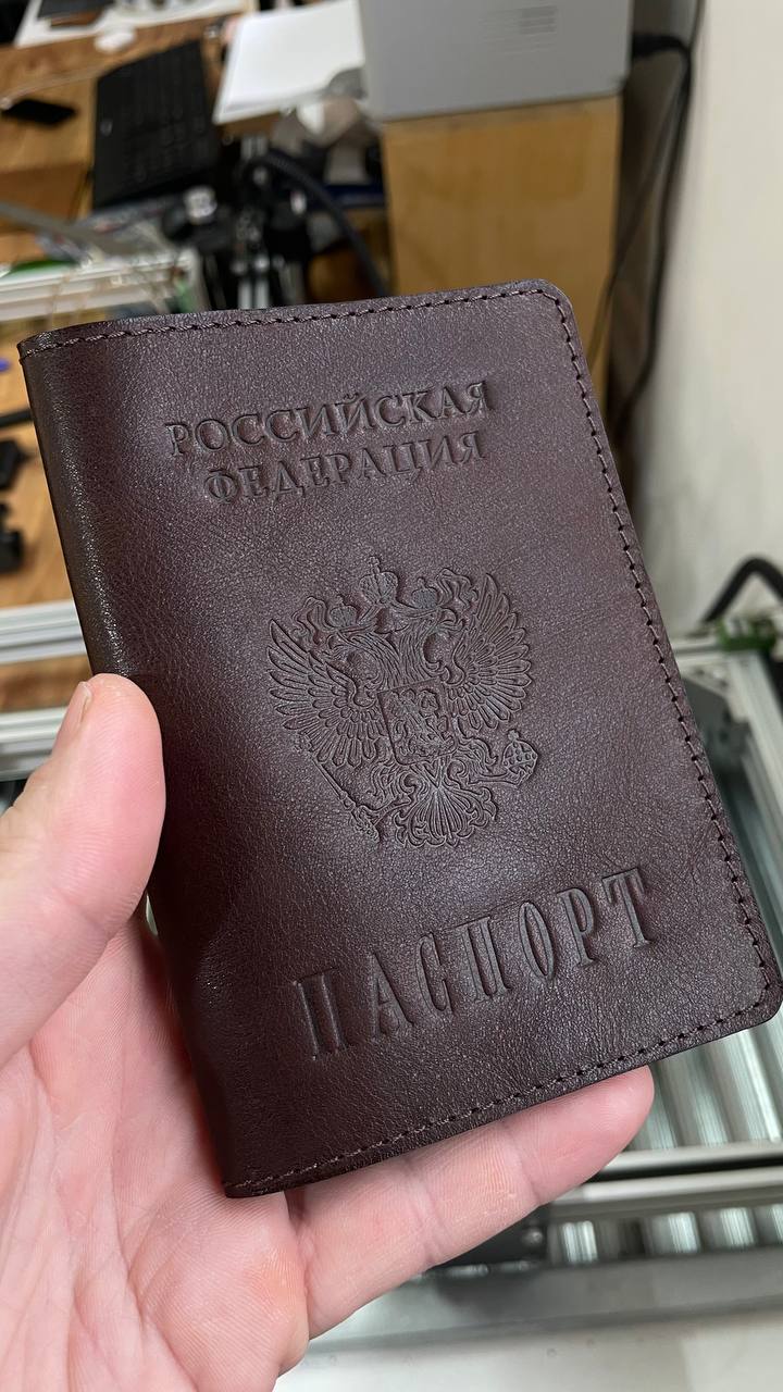 Мастер-класс по изготовлению обложки для паспорта из кожи
