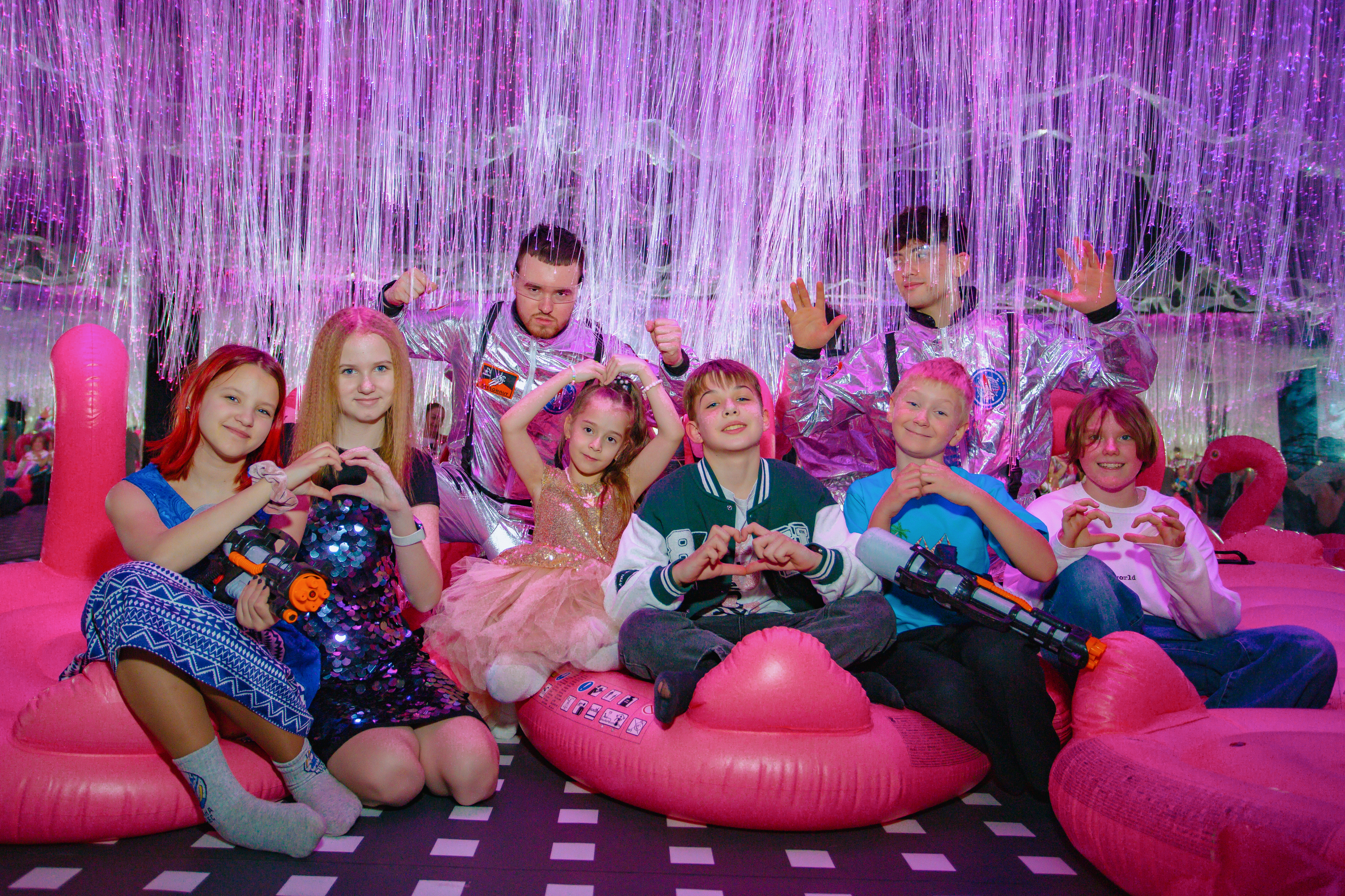 Посещение игровой зоны для детей