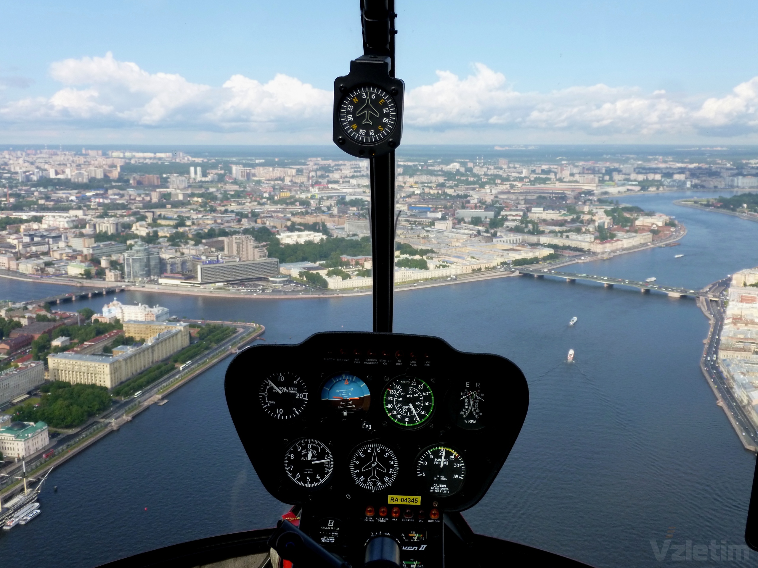 Полет на вертолете Робинсон 44